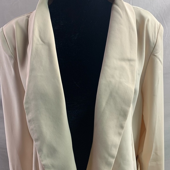Cream Shawl Collar Blazer - Picture 7 of 9